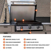 Blackstone 28-Inch Drop-in Griddle with Hood | GW STORE