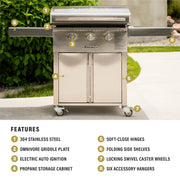 Blackstone 28-Inch Griddle with Cabinet | GW STORE