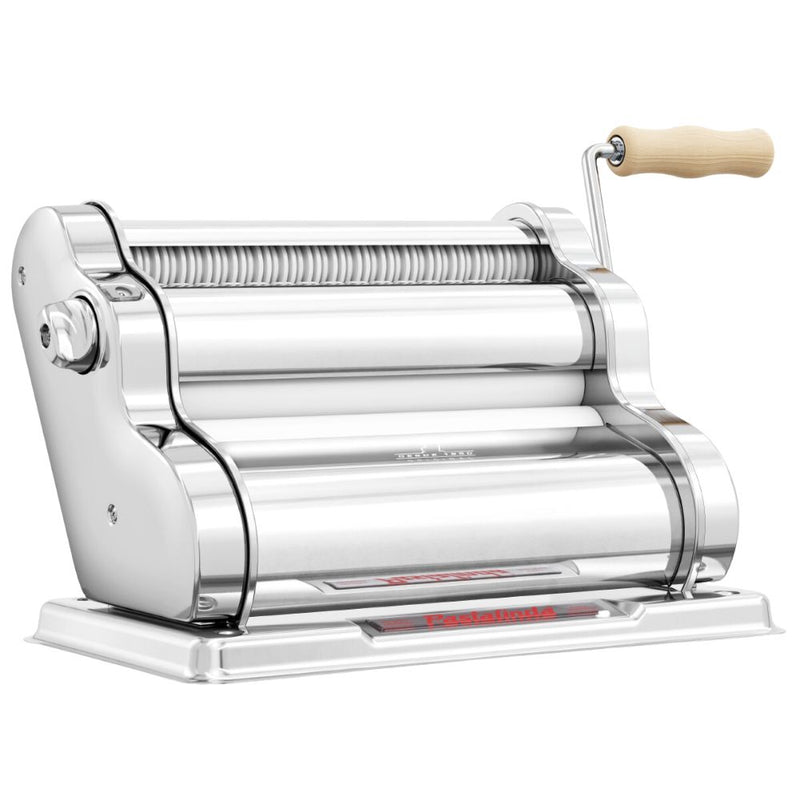 Pastalinda Classic 260 Pasta Maker Machine with  Hand Crank and Two Clamps (Refurbished)