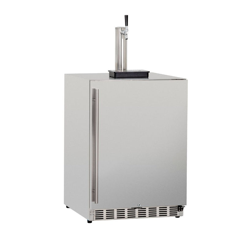 TrueFlame TF-RFR-24DK1 Deluxe Outdoor Rated 6.6c Single Tap Kegerator