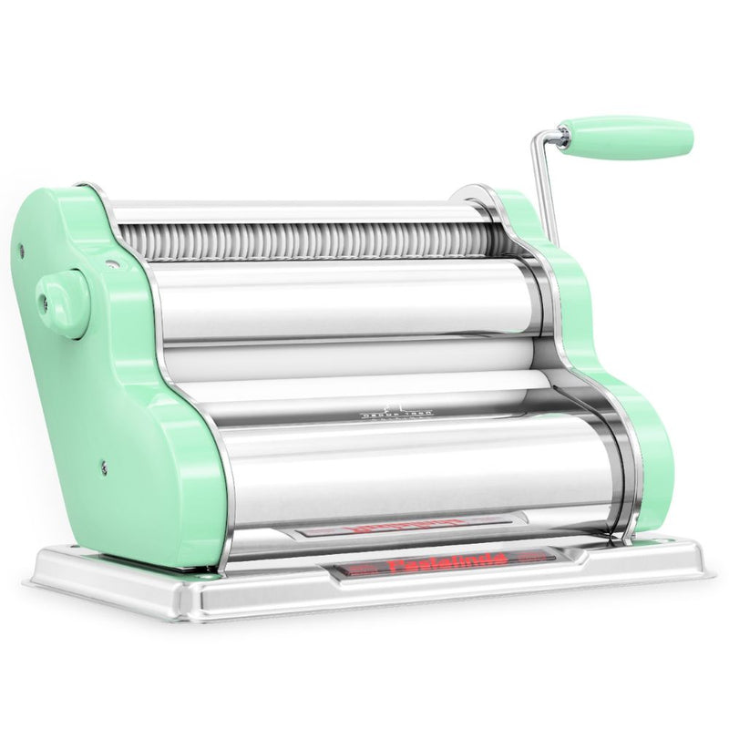 Pastalinda Classic 260 Pasta Maker Machine with  Hand Crank and Two Clamps (Refurbished)