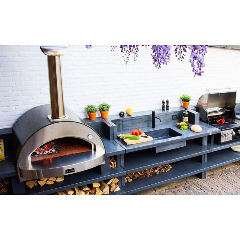 Alfa 4 Pizze Wood-Fired Pizza Oven Discontinued – New In Box