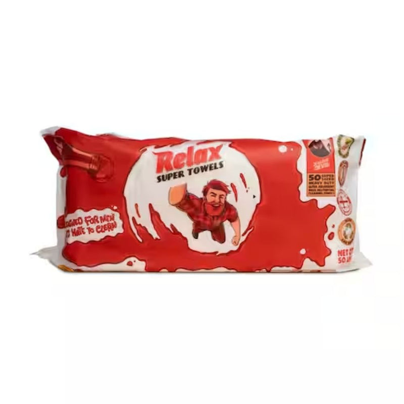 Jealous Devil Relax Super Towels - Multi-Purpose Cleaning Wipes