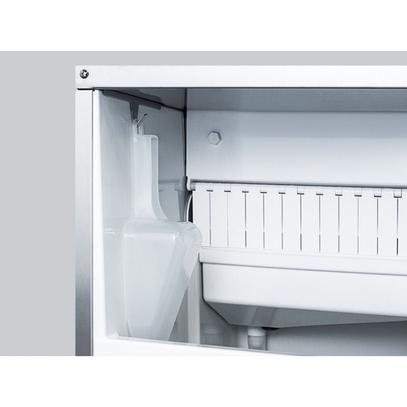 Summit BIM68OSGDR 62 lb. Clear Outdoor/Indoor Icemaker
