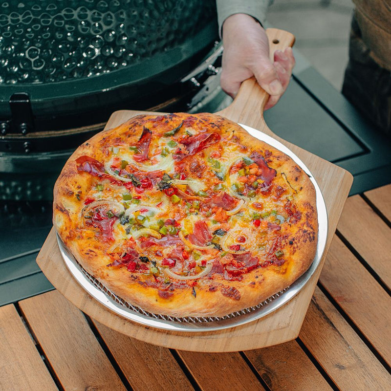 Big Green Egg 128010 Bamboo Pizza Peel and Screen