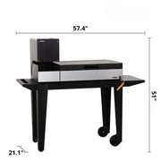 Bosca Block Arrayan - 40 Inch Modular Freestanding Charcoal Grill | GW STORE