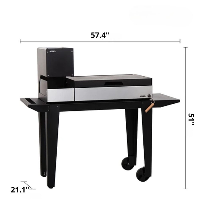 Bosca Block Arrayan - 40 Inch Modular Freestanding Charcoal Grill | GW STORE