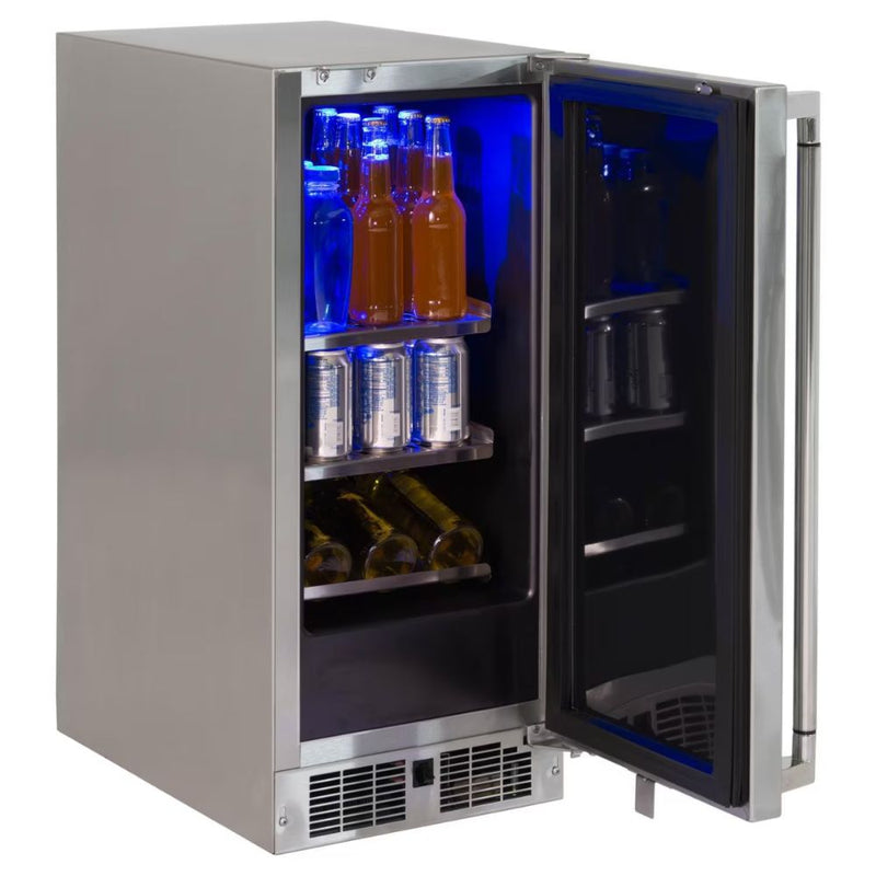 Lynx 15-Inch Outdoor Rated Stainless Steel Compact Refrigerator