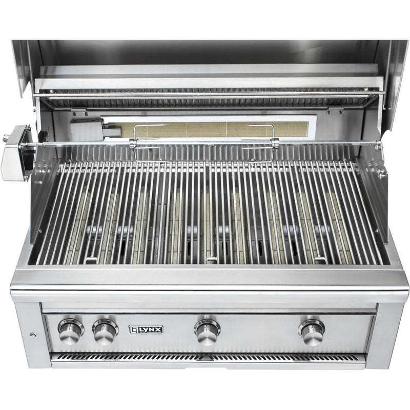 Lynx L36ATRF Professional 36-Inch Freestandingn Gas Grill All Infrared Trident Burners With Rotisserie | GW STORE