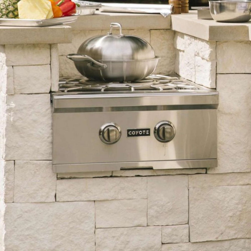 Coyote CWOK Stainless Steel Wok for Power Burner