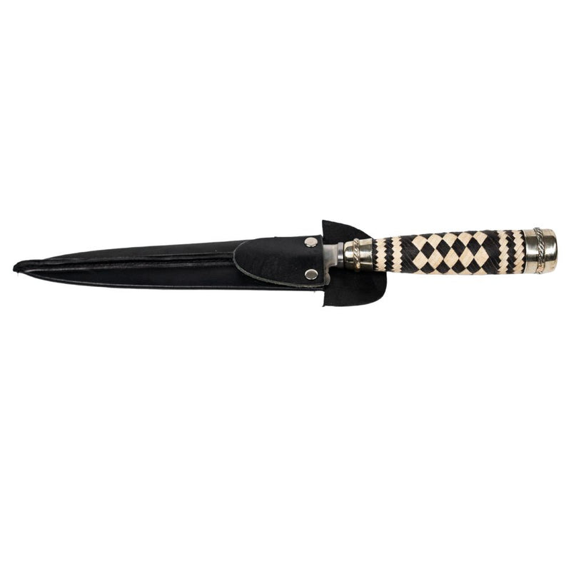 El Cedro Nickel Silver Braided Handle Knife