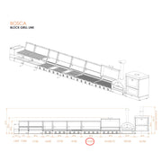 Bosca Block 1000 Built-In Gas Grill | GW STORE