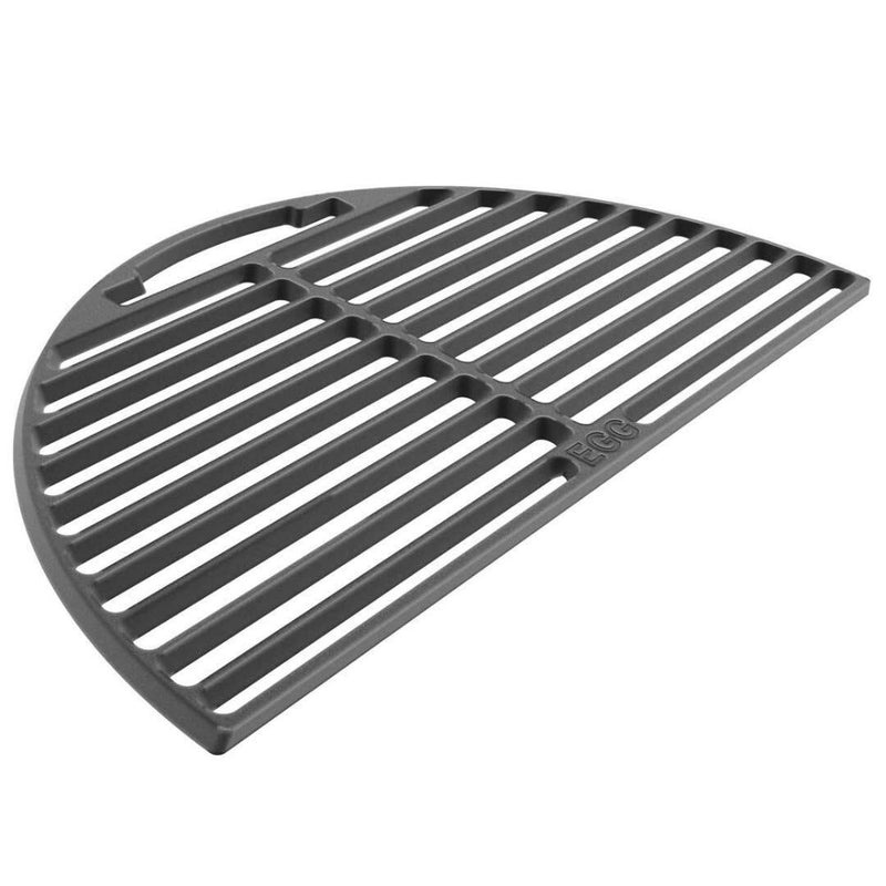 Big Green Egg 120786 Half Moon Cast Iron Cooking Grid for Large EGG