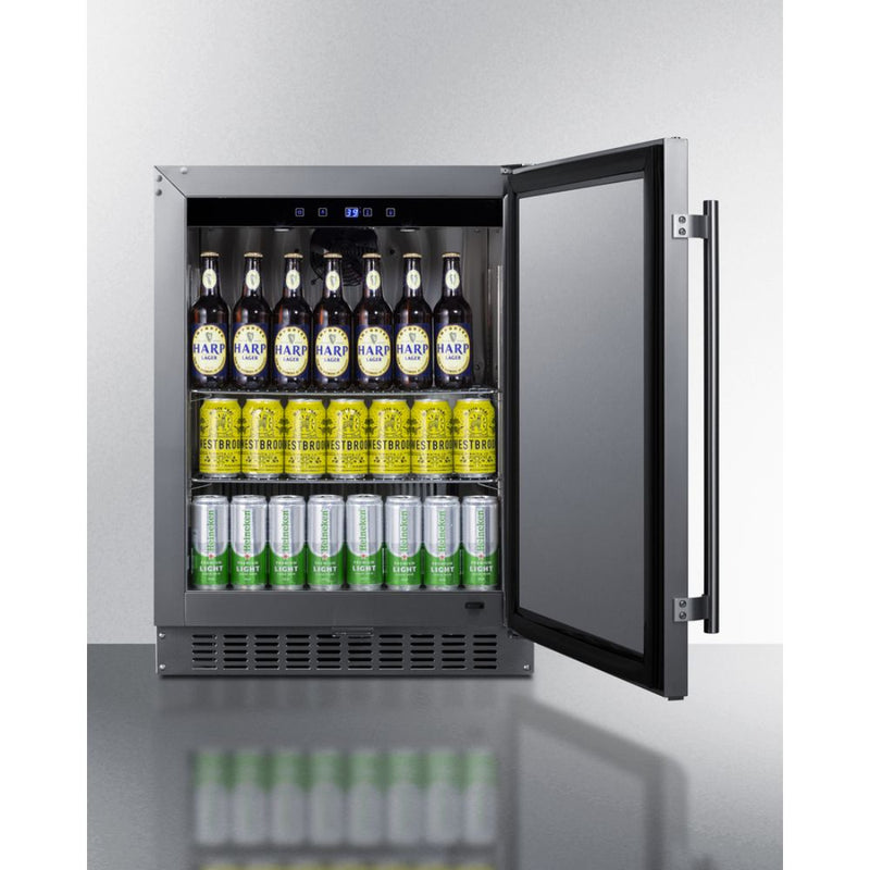 Summit SPR618OSADA 24" Wide Outdoor All-Refrigerator, ADA Compliant