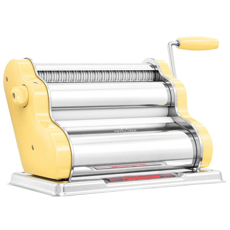 Pastalinda Classic 260 Pasta Maker Machine with  Hand Crank and Two Clamps (Refurbished)