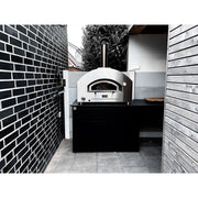 Alfa Futuro 4 Pizze Gas-Fired Pizza Oven - Natural Gas Silver Black (B-Stock) | GW STORE