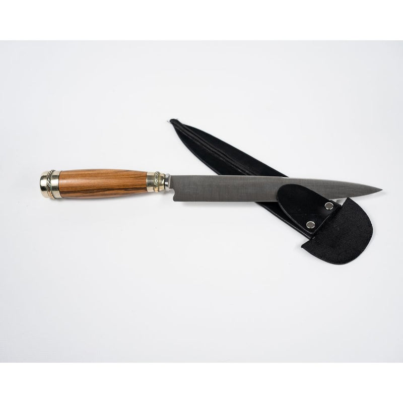 El Cedro Nickel Silver Wood Handle Knife