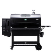 GMG Green Mountain Grills Black and silver grill with visible brand logo on a white background