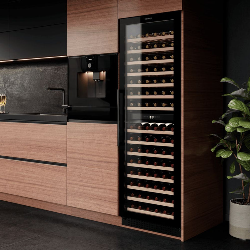 Dometic 12-inch dual-zone freestanding wine cooler, 18 bottles