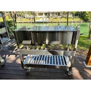 Tagwood BBQ Argentine Gaucho Stainless Steel Freestanding Charcoal Grill | GW STORE