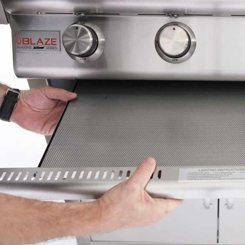 Blaze BLZ-3-DPFG Drip Tray Flame Guard For Blaze 3-Burner Gas Grills