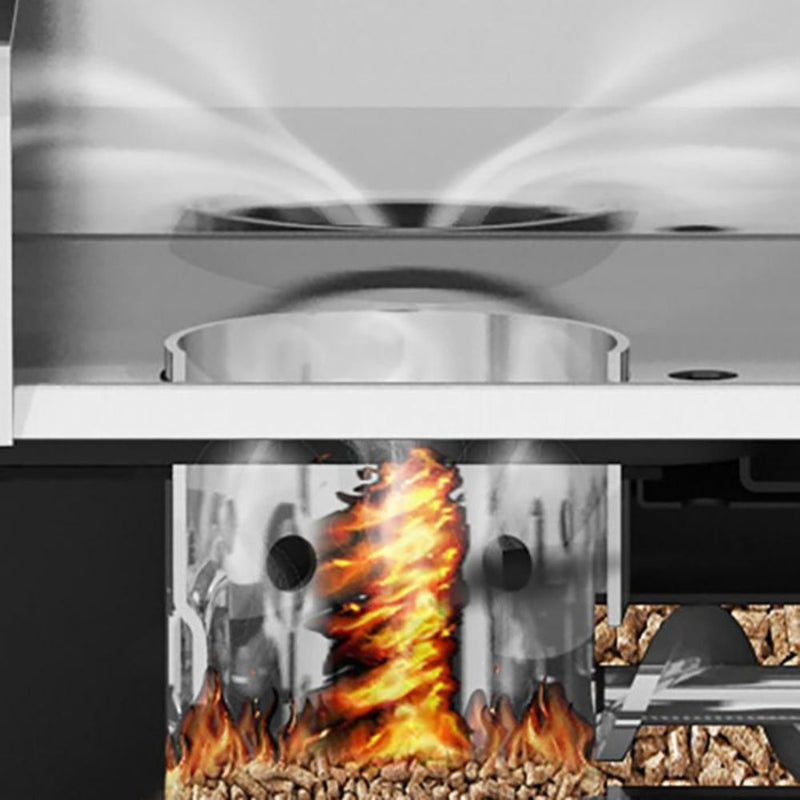 Broil King 494051 Crown 500 Freestanding Pellet Smoker & Grill