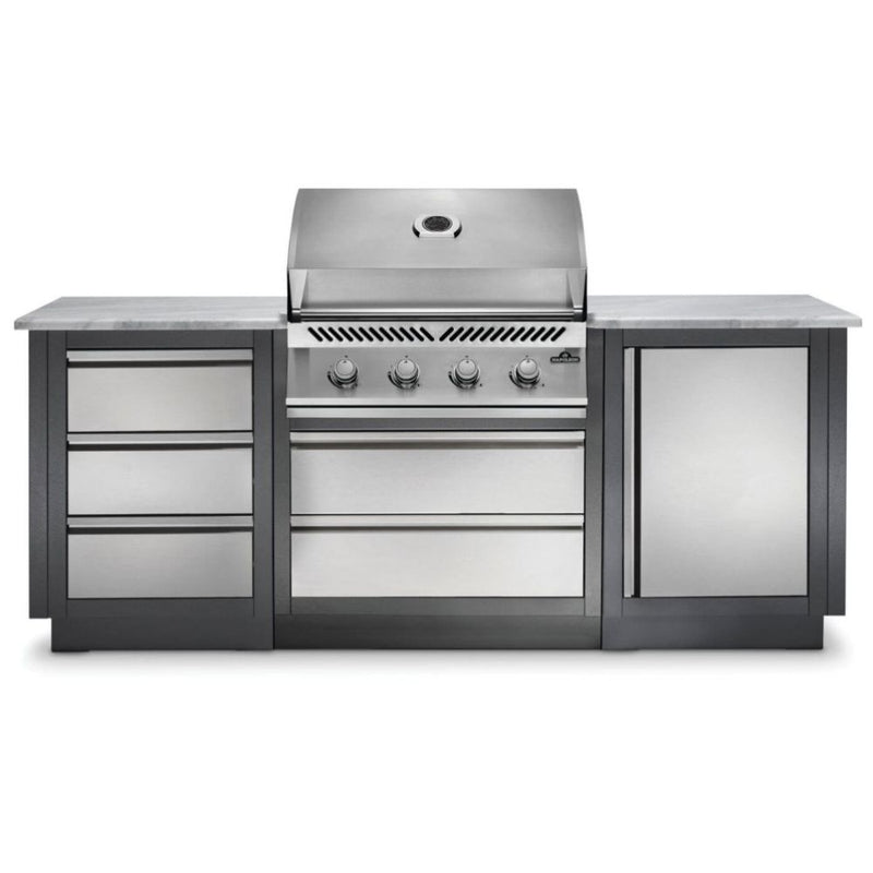 Napoleon Oasis 100 Outdoor Kitchen Island w/ Built-in 500 Series 32 Grill