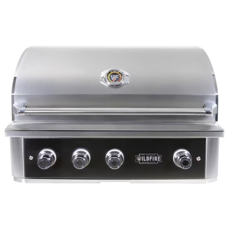 Wildfire Ranch PRO 36-Inch 3-Burner Black Built-in Gas Grill