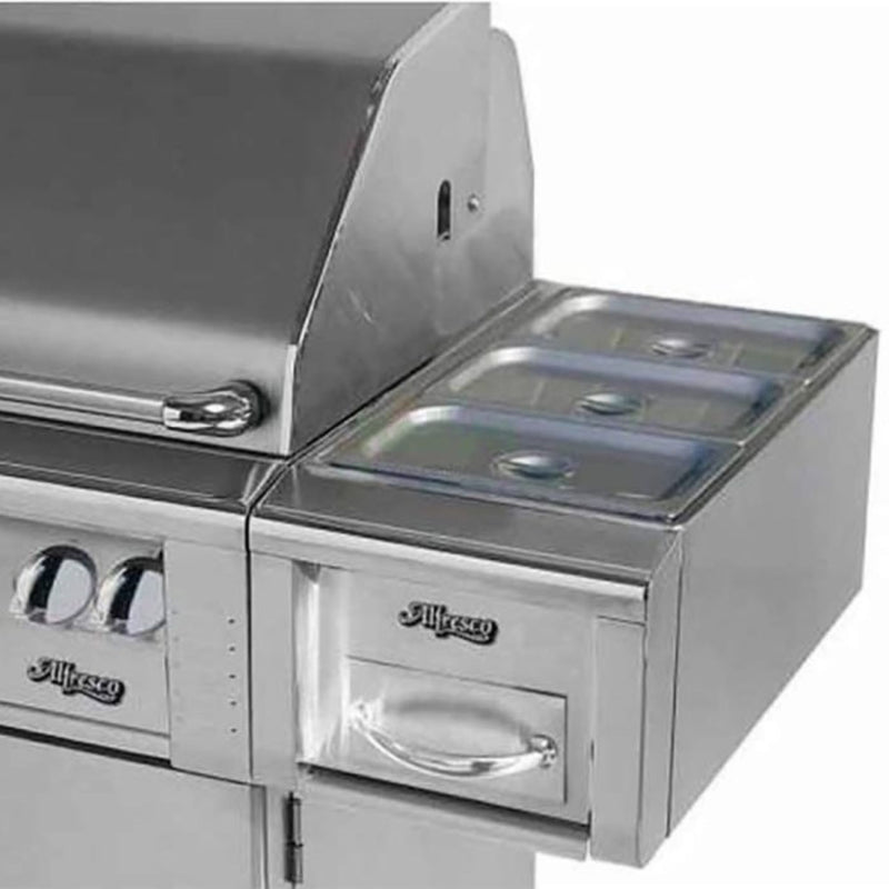 Alfresco 14-Inch Cart Mount Food Warmer and Steam Table | GW STORE