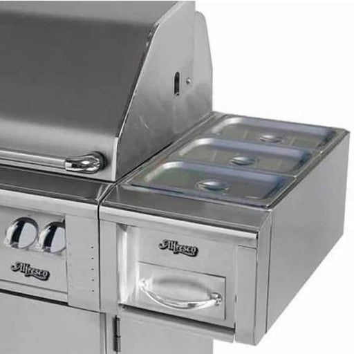 Alfresco 14-Inch Cart Mount Food Warmer and Steam Table | GW STORE