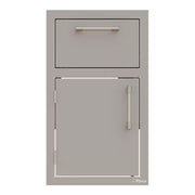 Alfresco 17-Inch Stainless Steel Left-Hinged Soft-Close Door & Drawer Combo | GW STORE