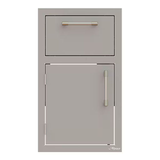 Alfresco 17-Inch Stainless Steel Left-Hinged Soft-Close Door & Drawer Combo | GW STORE