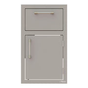 Alfresco 17-Inch Stainless Steel Right-Hinged Soft-Close Door & Drawer Combo | GW STORE