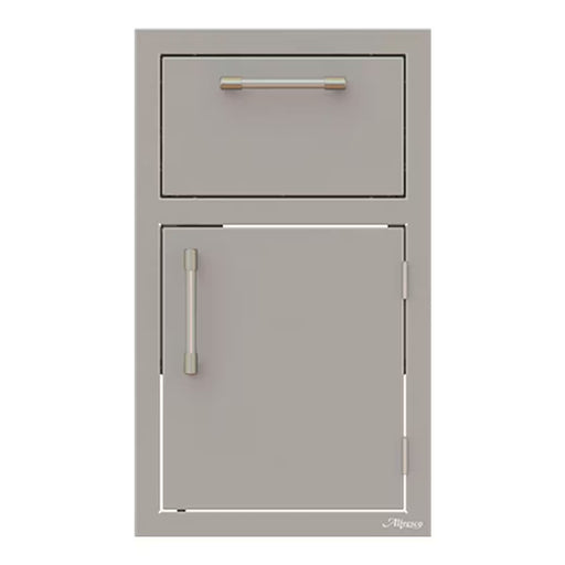Alfresco 17-Inch Stainless Steel Right-Hinged Soft-Close Door & Drawer Combo | GW STORE