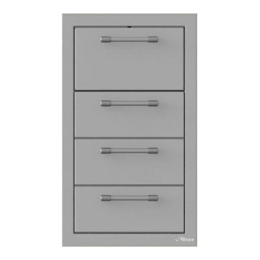 Alfresco 17-Inch Stainless Steel Triple Drawer & Paper Towel Holder Combo | GW STORE