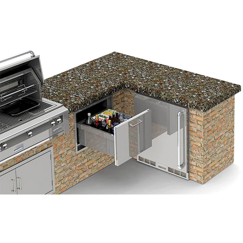 Alfresco 26-Inch Under Counter Ice Drawer & Beverage Center | GW STORE