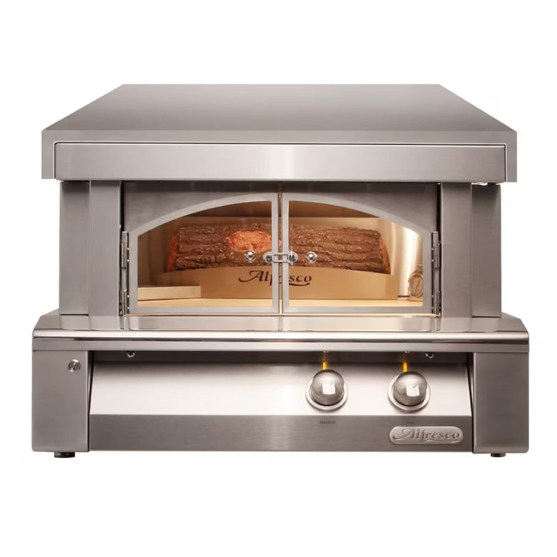 Alfresco 30-Inch Countertop Outdoor Gas Pizza Oven | GW STORE