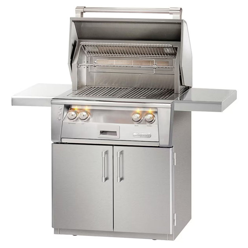 Alfresco 30-Inch Stainless Steel Freestanding Gas Grill w/ Rotisserie & Sear Zone | GW STORE