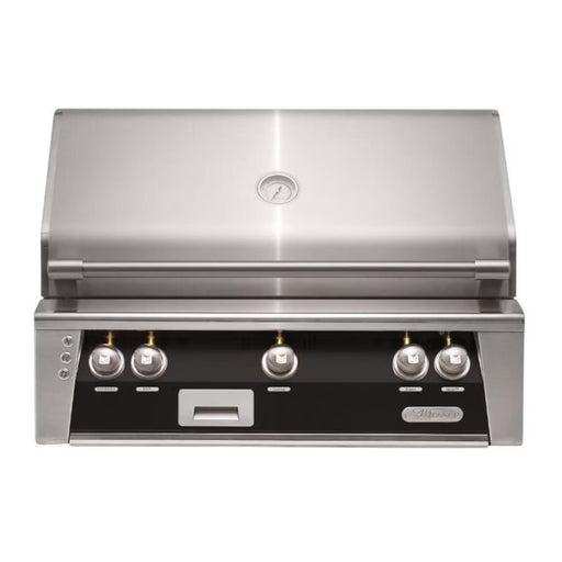Alfresco 36-Inch Built-In Stainless Steel Gas Grill w/ Rotisserie & Sear Zone in Matte Jet Black | GW STORE