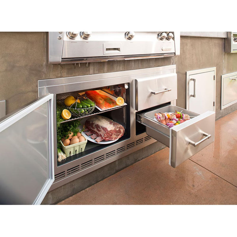 Alfresco 42-Inch 7.2 Cu. Ft. Under Grill Outdoor Rated Refrigerator | GW STORE