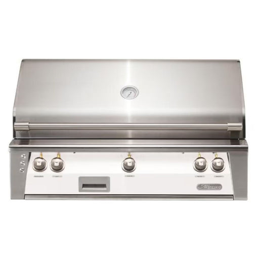 Alfresco 42-Inch Built-in Stainless Steel Gas Grill w/ Rotisserie Matte Signal White | GW STORE