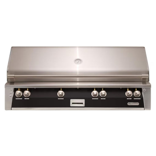 Alfresco 56-Inch Built-in Stainless Steel Gas Grill w/ Rotisserie & Sear Zone in Jet Black | GW STORE