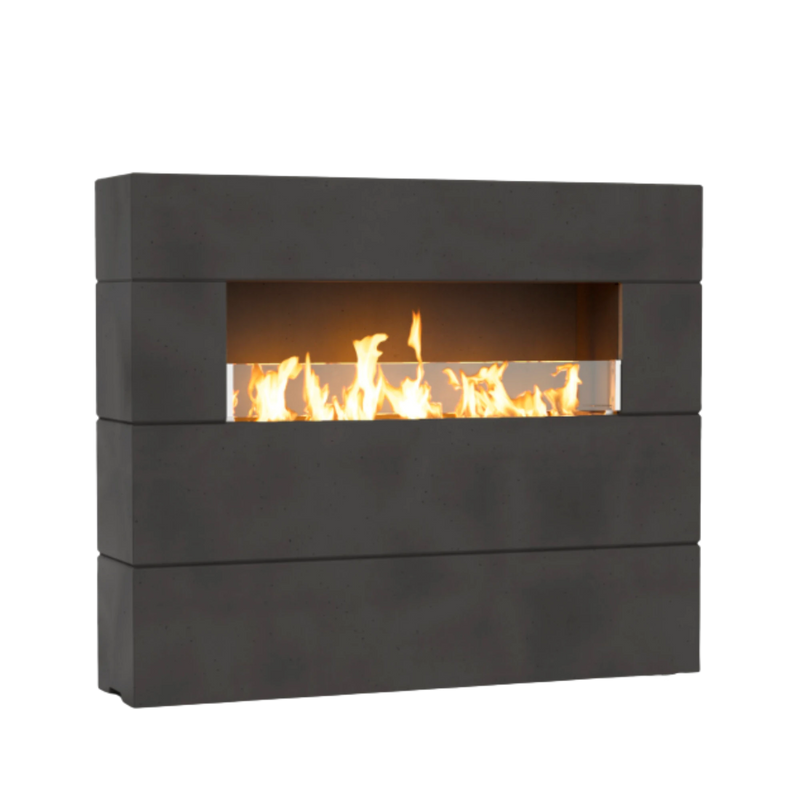 American Fyre Designs Milan Tall Linear Fireplace | GW STORE