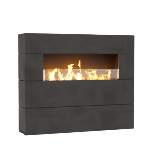 American Fyre Designs Milan Tall Linear Fireplace | GW STORE