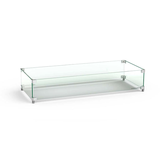 American Fyre Desings Rectangular Glass Wind Guard | GW STORE