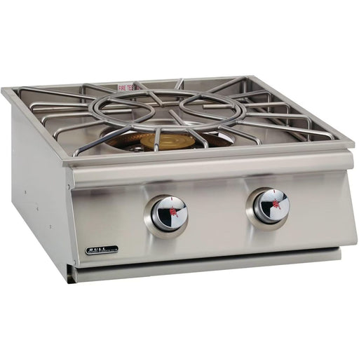 Bull Built-In Gas Stainless Steel Power Burner w/ Stainless Steel Lid | Buy at GW STORE
