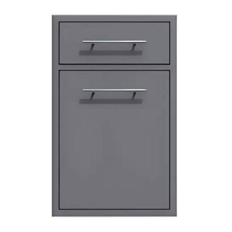Challenger Designs Canyon Full Enclosure Trash Pullout w/ Storage Drawer | GW STORE