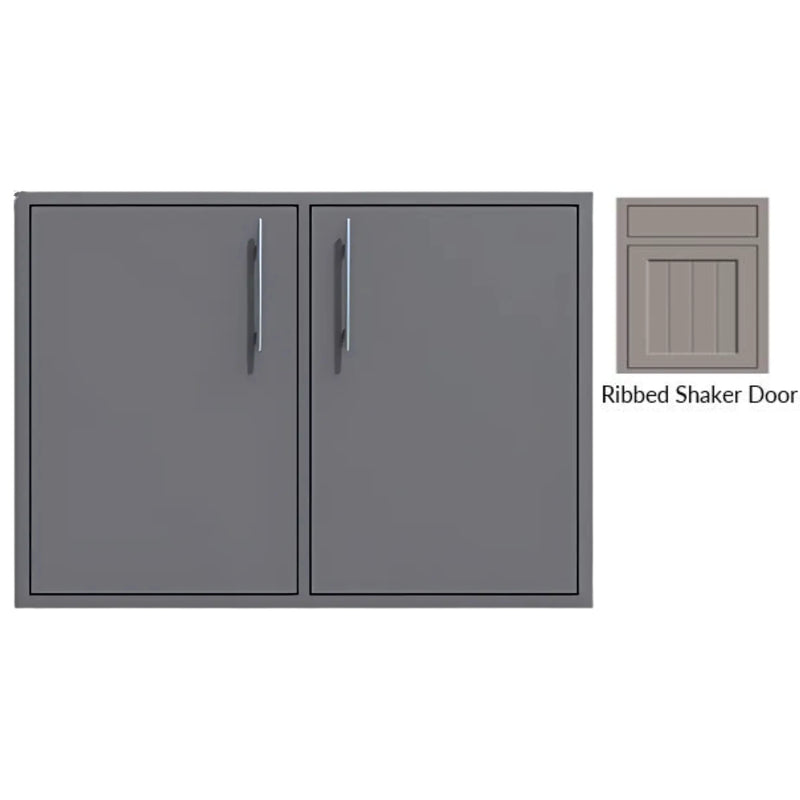 Challenger Designs Canyon Ribbed Shaker Style 30-Inch Double Access Door | GW STORE
