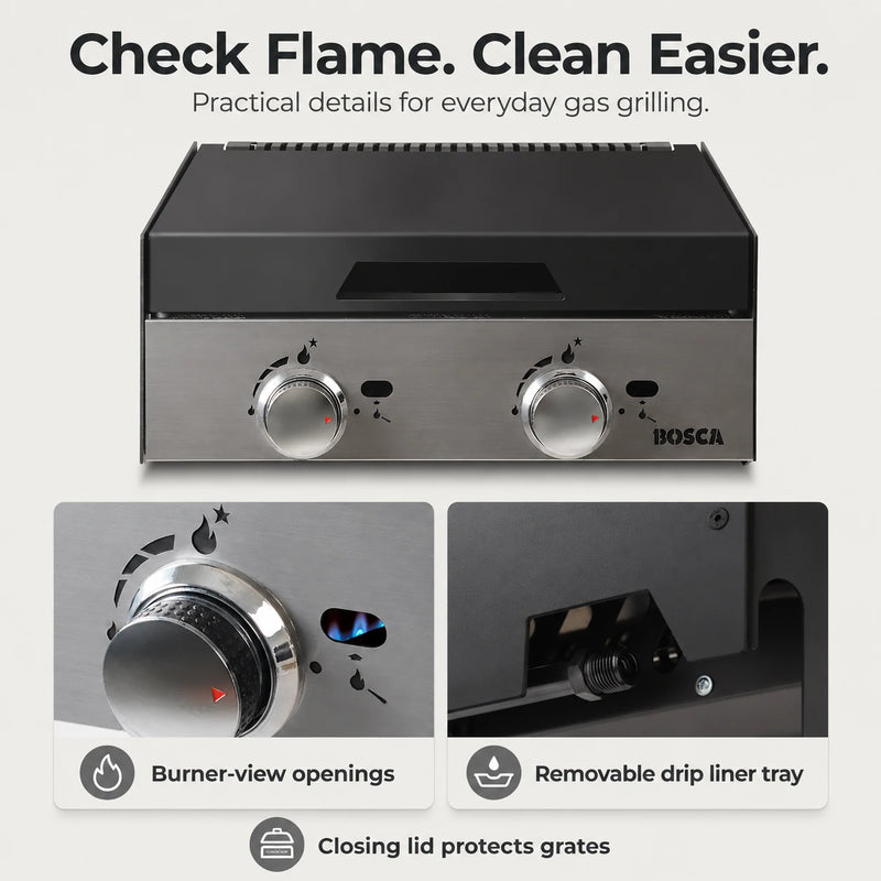 Bosca Block 500 Built-In Gas Grill | GW STORE