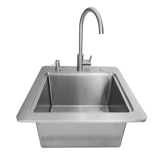 Coyote 21-Inch Sink w/ Drain, Faucet & Soap Dispenser | GW STORE